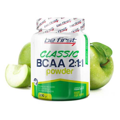 Be First BCAA Classic Powder 200 г яблоко в Декатлон