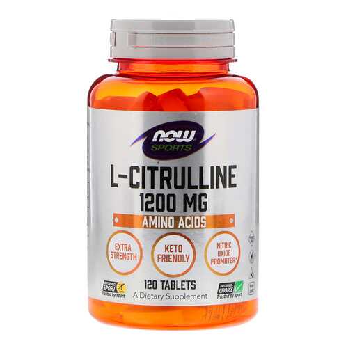 NOW Sports L-Citrulline 1200 120 таблеток без вкуса в Декатлон