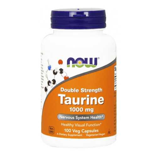 NOW Sports Taurine 1000 мг 100 таблеток без вкуса в Декатлон