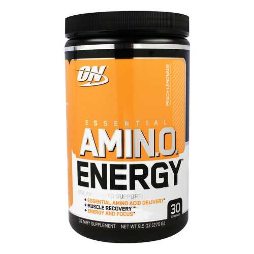 Optimum Nutrition Amino Energy 270 г персиковый лимонад в Декатлон