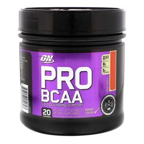 Optimum Nutrition Pro Bcaa 390 г (вкус: фруктовый пунш) в Декатлон