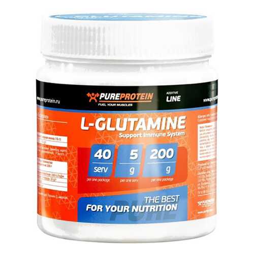 PureProtein L-Glutamine 200 г апельсин в Декатлон