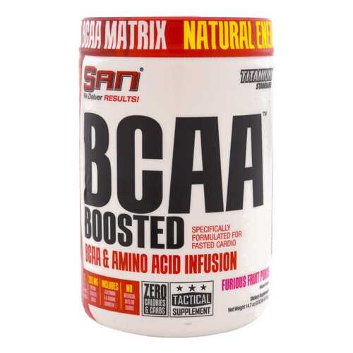 SAN BCAA Boosted 417 г фруктовый пунш в Декатлон