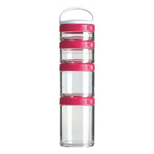 Бутылка Blender Bottle GoStak Starter 4 кам. 150 мл малиновый в Декатлон