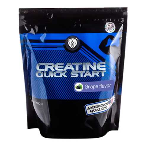 Креатин RPS Nutrition Creatine Quick Start (виноград), пакет 500г в Декатлон