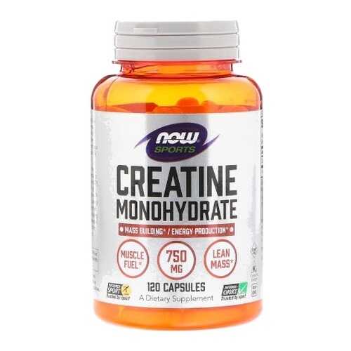 Now Creatine Monohydrate 750 мг 120 капсул в Декатлон