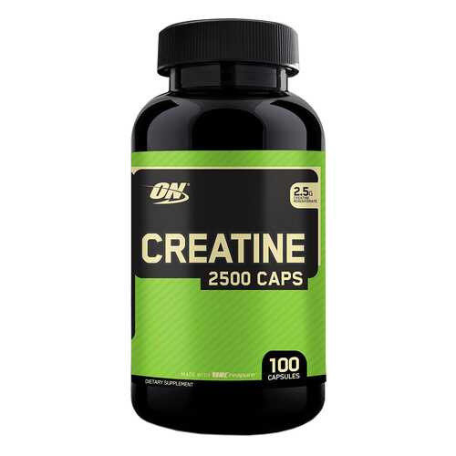 Optimum Nutrition Creatine Monohydrate 2500 100 капсул без вкуса в Декатлон