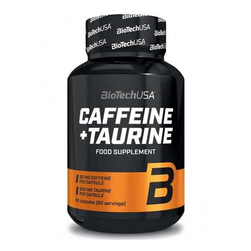 Предтренировочный комплекс BioTech Caffeine and Taurine Power Force 100 г без вкуса в Декатлон