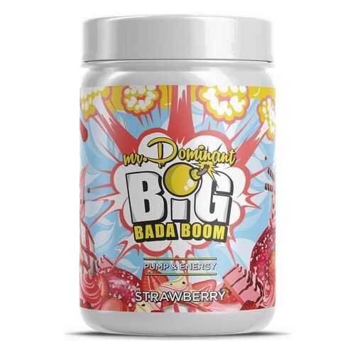 Предтренировочный комплекс Mr. Dominant Big Bada Boom 300 г клубника в Декатлон
