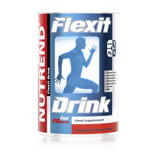 Напиток NUTREND Flexit Drink (400 г) клубника в Декатлон