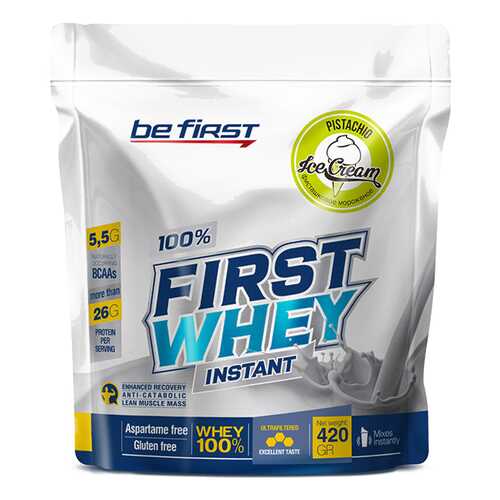 Be First First Whey Instant, 420г (фисташковое мороженое) в Декатлон