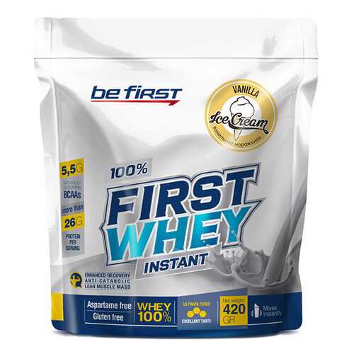 Be First First Whey Instant, 420г (ванильное мороженное) в Декатлон