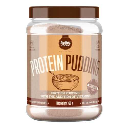 BetterChoice Protein Pudding, 350 г, вкус: шоколад в Декатлон