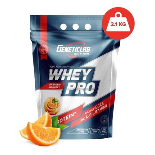 Geneticlab Nutrition Протеин Geneticlab Nutrition Whey Pro, 2100 г, вкус: апельсин в Декатлон