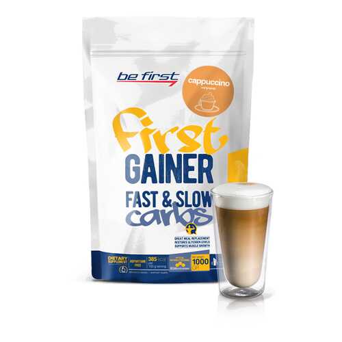 Гейнер Be First Gainer Fast & Slow Carbs 1000 г Cappuccino в Декатлон