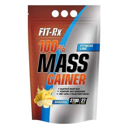 Гейнер FIT-Rx 100% Mass Gainer 2700 г Banana в Декатлон