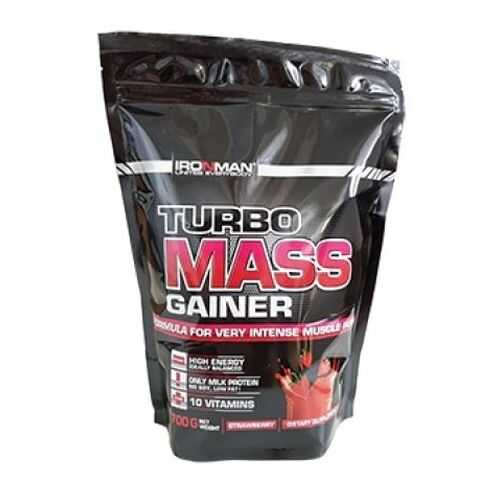 Гейнер Ironman Turbo Mass Gainer 700 г Strawberry в Декатлон