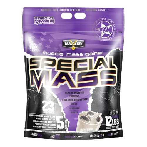 Гейнер Maxler Special Mass Gainer 5400 г Cookies and Cream в Декатлон