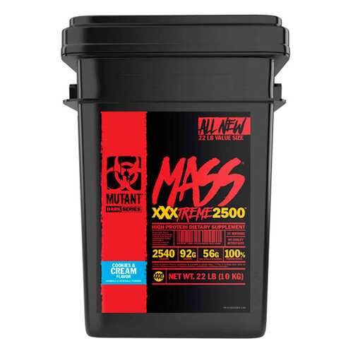 Гейнер MUTANT Mass XXXtreme 2500 Печенье крем (10 кг) в Декатлон