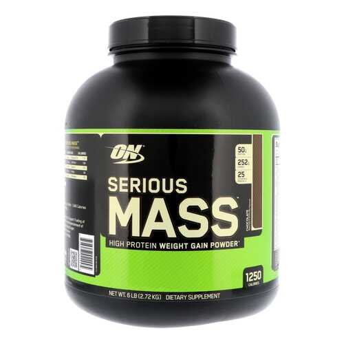 Гейнер Optimum Nutrition Serious Mass 2700 г Chocolate в Декатлон