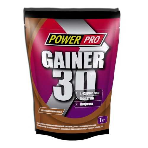 Гейнер PowerPro Gainer 30 1000 г шоколад в Декатлон