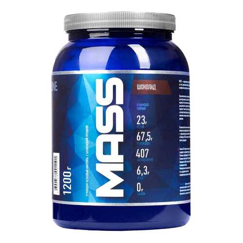 Гейнер Rline Mass + Creatine 1200 г шоколад в Декатлон