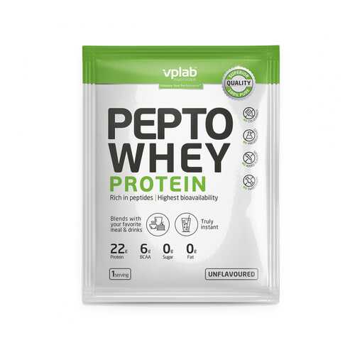 Гидролизат и изолят сыворотки Pepto Whey, 25 г., VPLAB в Декатлон