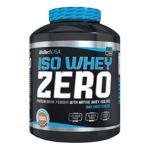 Протеин BioTech Iso Whey Zero 2270 г Cookies & Cream в Декатлон