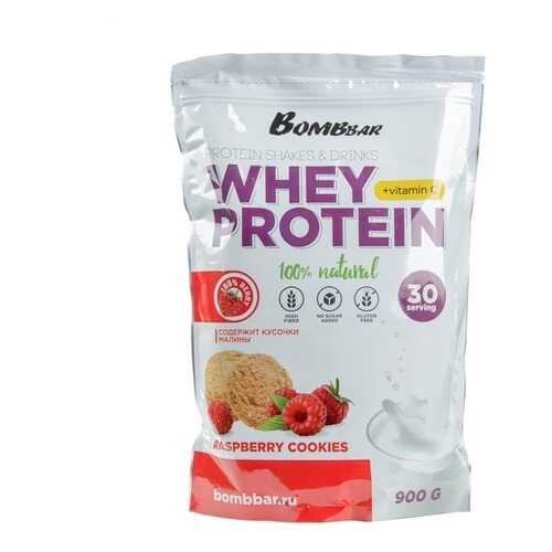 Протеин Bombbar Whey Protein 900 г Raspberry Cookies в Декатлон