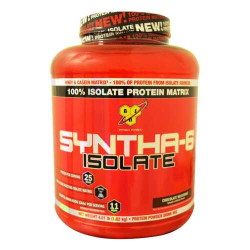 Протеин BSN Syntha-6 Isolate 1820 г Chocolate Shake в Декатлон