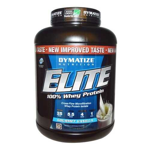 Протеин Dymatize Nutrition Elite Whey Protein 2280 г Gourmet Vanilla в Декатлон