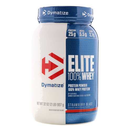 Протеин Dymatize Nutrition Elite Whey Protein 907 г Strawberry Blast в Декатлон