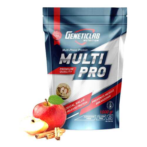 Протеин GeneticLab Nutrition Multi Pro 1000 г Apple&Cinnamon в Декатлон