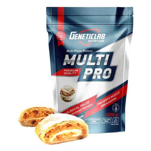 Протеин GeneticLab Nutrition Multi Pro 1000 г Strudel в Декатлон