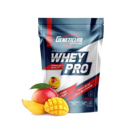 Протеин GeneticLab Nutrition Whey Pro 1000 г Mango в Декатлон