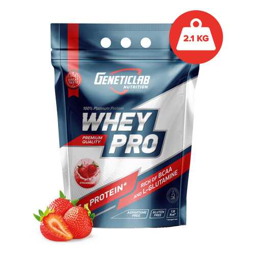 Протеин GeneticLab Nutrition Whey Pro 2 2100 г Strawberry в Декатлон