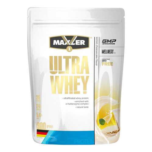 Протеин Maxler Ultra Whey 900 г Lemon Cheesecake в Декатлон