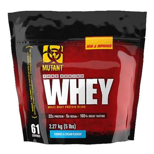 Протеин Mutant Whey 2270 г Cookies and Cream в Декатлон