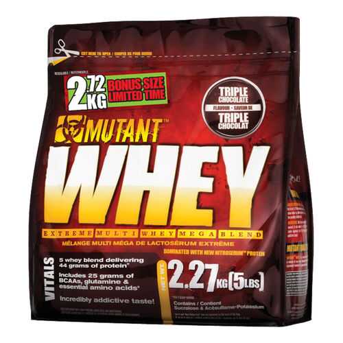 Протеин Mutant Whey 2270 г Triple Chocolate в Декатлон