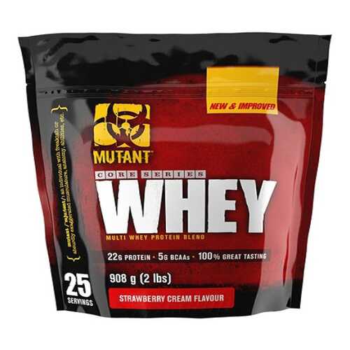 Протеин Mutant Whey 908 г Strawberry Cream в Декатлон