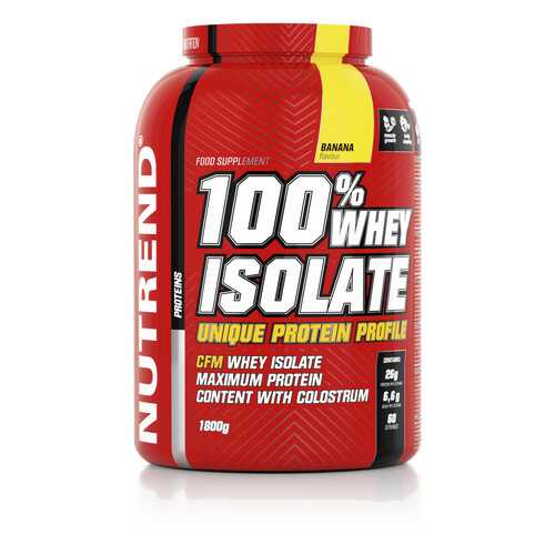 Протеин NUTREND 100% Whey Isolate (1.8 кг) банан в Декатлон