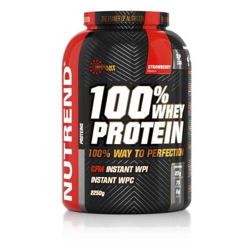 Протеин NUTREND 100% Whey Protein (2.3 кг) клубника в Декатлон