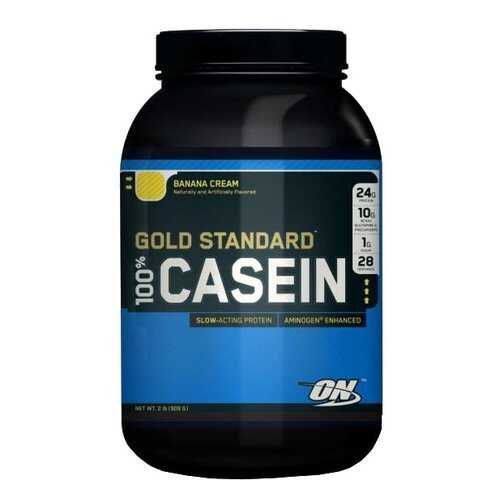 Протеин Optimum Nutrition 100% Gold Standard Casein 909 г Banana Cream в Декатлон