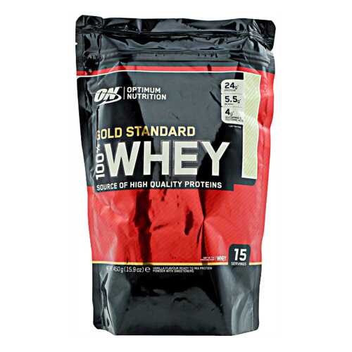 Протеин Optimum Nutrition 100% Whey Gold Standard 450 г Vanilla в Декатлон