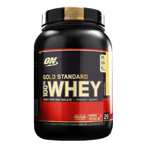 Протеин Optimum Nutrition 100% Whey Gold Standard 908 г Banana Cream в Декатлон