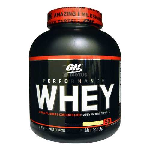 Протеин Optimum Nutrition Performance Whey 2000 г Vanilla Shake в Декатлон