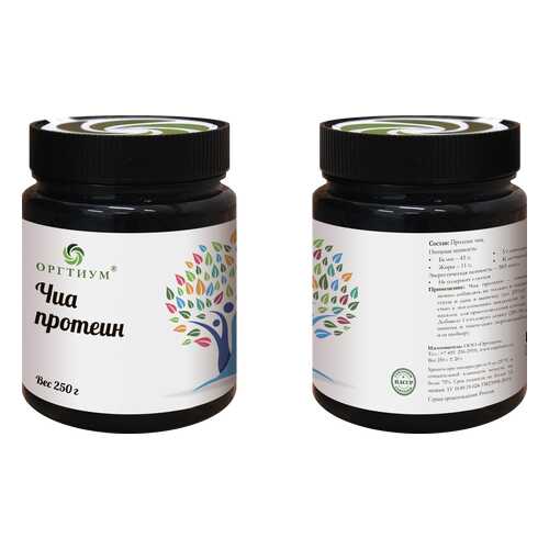 Протеин Оргтиум Чиа 250 г без вкуса в Декатлон