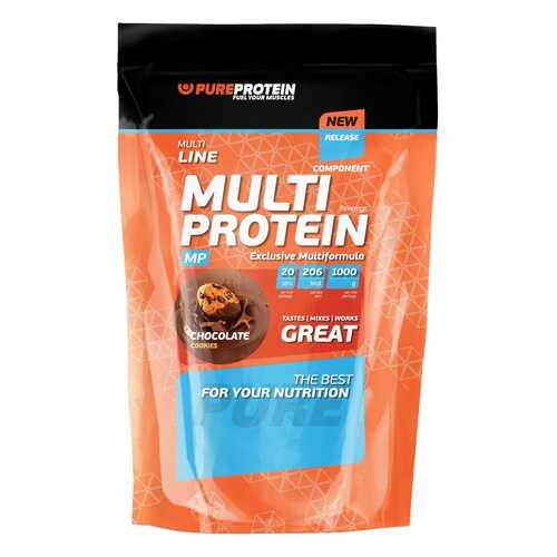 Протеин PureProtein Multicomponent Protein 1050 г шоколадное печенье в Декатлон