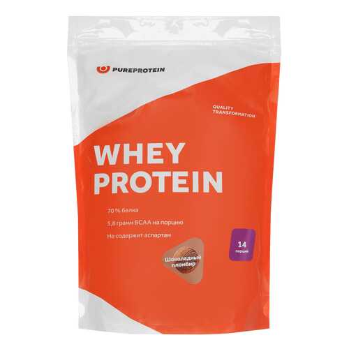 Протеин PureProtein Whey Protein 420 г шоколадный пломбир в Декатлон