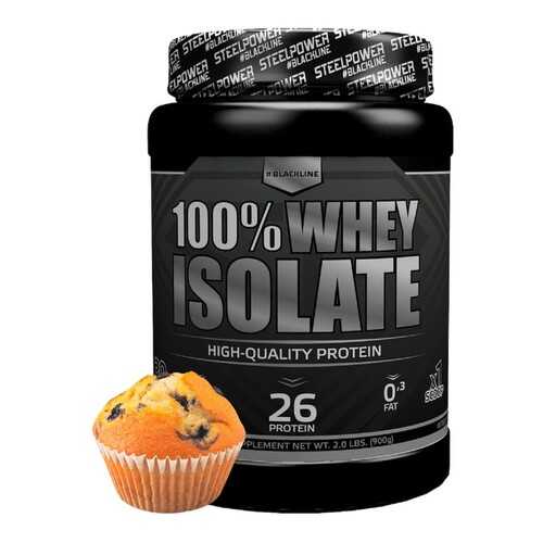 Протеин Steel Power Nutrition 100% Whey Isolate 900 г черничный маффин в Декатлон